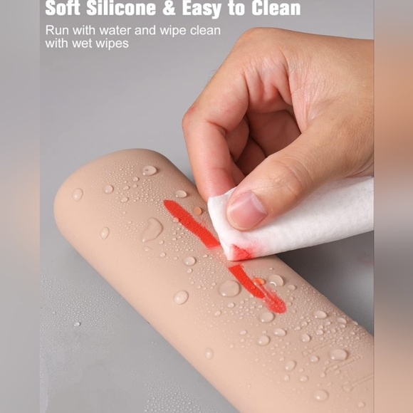 Sleek Silicone Travel Makeup Brush Holder Portable Waterproof Case Taupe - Picture 4 of 4